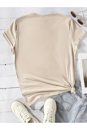 Unisex Eteinal Light Baskılı Oversize Tshirt