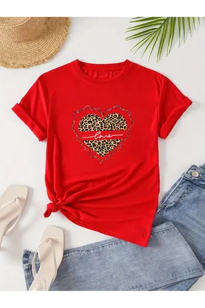 Unisex Desenlikalp Baskılı Oversize Tshirt