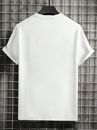 Unisex Los Angles Baskılı Oversize Tshirt
