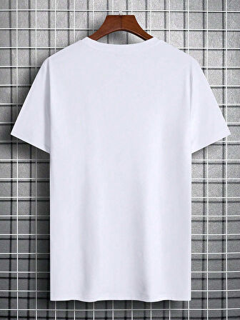 Unisex Kırık Kalp bardak Baskılı Oversize Tshirt
