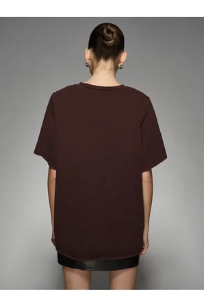 Unisex Paris Baskılı T-shirt