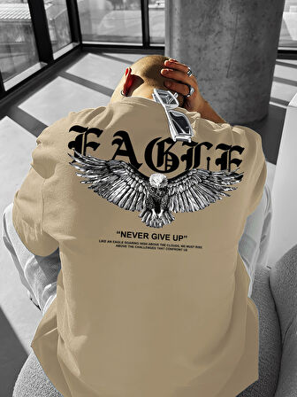 Unisex Asla Pes Etme  Baskılı Tasarım Tshirt