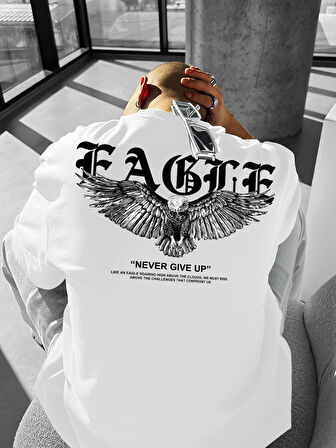 Unisex Asla Pes Etme  Baskılı Tasarım Tshirt