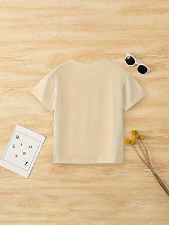 Çocuk Sweat Dream baskılı Pamuklu Tshirt