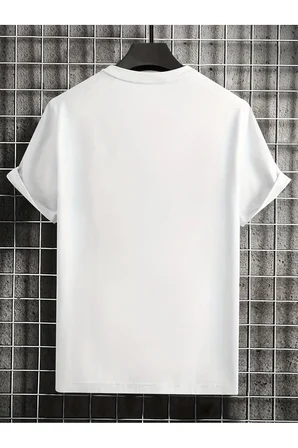 Unisex Think Outside The Box baskılı Oversize Tshirt