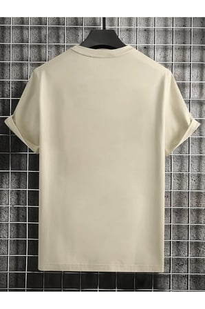 Unisex Think Outside The Box baskılı Oversize Tshirt