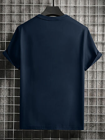 Unisex Think Outside The Box baskılı Oversize Tshirt