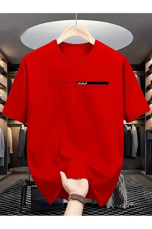Unisex Face The Future Baskılı Oversize Tshirt