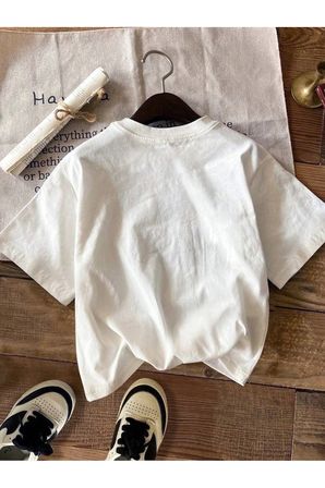 Unisex ÖRÜMCEK AĞLI Baskılı Oversize Tshirt