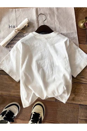 Unisex ÖRÜMCEK AĞLI Baskılı Oversize Tshirt