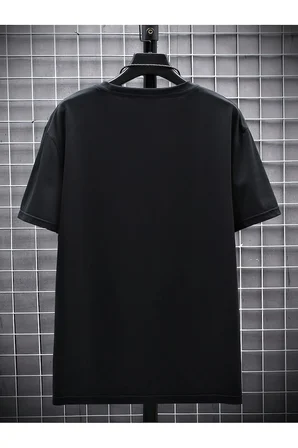 Unisex Dağ Baskılı Oversize Tshirt