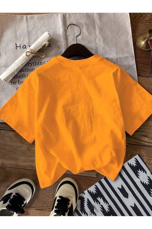 Unisex Canavarlar Baskılı Tasarım Tshirt