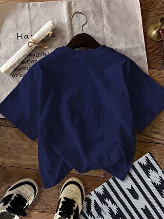 Unisex Canavarlar Baskılı Tasarım Tshirt