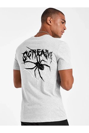 Unisex Scream Baskılı Tasarım Tshirt