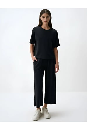Unisex Happiness Baskılı Tasarım Tshirt