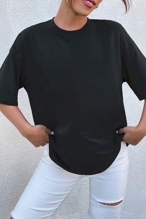 Unisex Yön Gösteren Baskılı Tasarım Tshirt