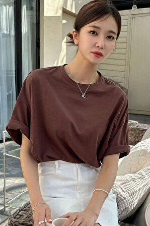 Unisex Yön Gösteren Baskılı Tasarım Tshirt