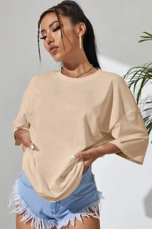 Unisex Yön Gösteren Baskılı Tasarım Tshirt
