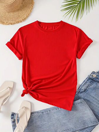 Unisex Yön Gösteren Baskılı Tasarım Tshirt