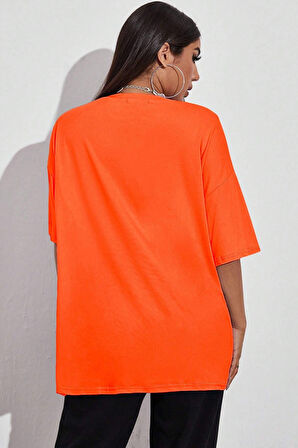 Unisex Newyork Baskılı Oversize Tshirt