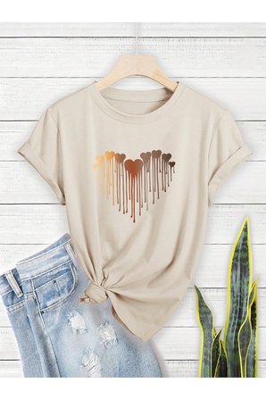 Eriyen Kalpler Baskılı Tasarım Tshirt