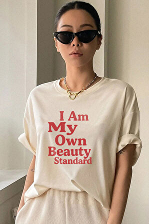 I Am My Own Beauty Standart Baskılı Tasarım Tshirt
