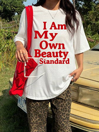 I Am My Own Beauty Standart Baskılı Tasarım Tshirt