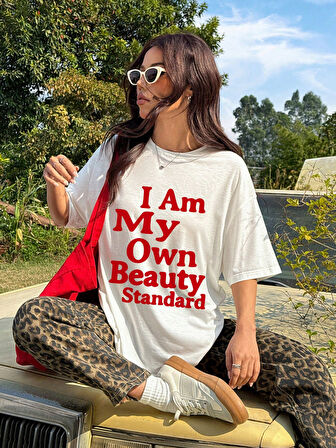 I Am My Own Beauty Standart Baskılı Tasarım Tshirt
