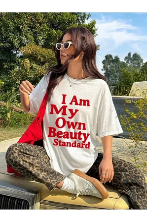 I Am My Own Beauty Standart Baskılı Tasarım Tshirt