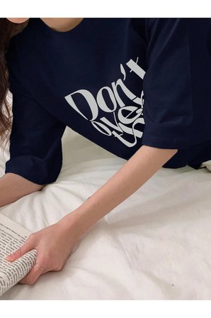 Dont Over Think Baskılı Tasarım Tshirt