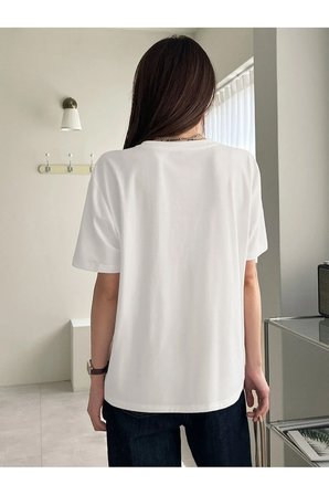 Kalp Baskılı Tasarım Tshirt