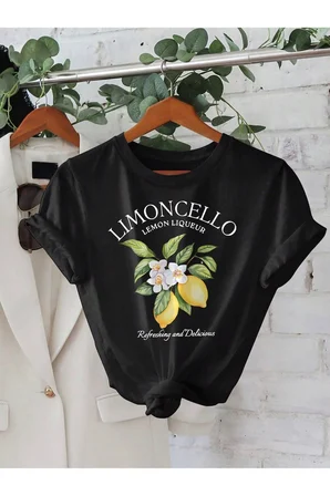 Limoncello Baskılı Tasarım Tshirt