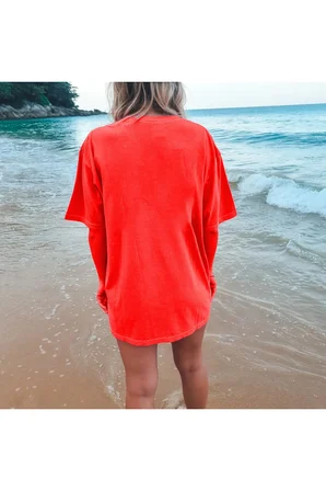 Unisex Eteinal Light Baskılı Oversize Tshirt