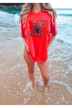 Unisex Eteinal Light Baskılı Oversize Tshirt