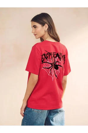 Unisex Scream Baskılı Tasarım Tshirt