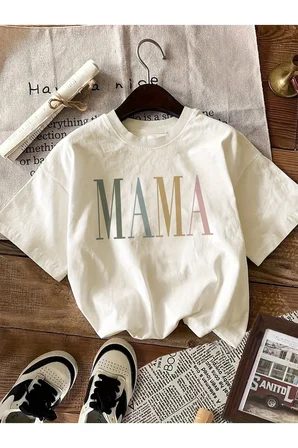 Mama Baslkılı Özel Tasarım Tshir