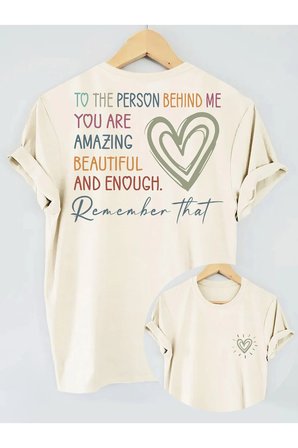 Remember That Baskılı Tasarım Tshirt