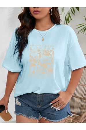 But Seek First His Kingdom Baskılı Tasarım Tshirt