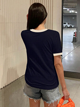 Unisex Time For Happiness Baskılı Tasarım Tshirt