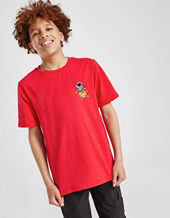 Çocuk Galaksi baskılı Pamuklu Tshirt