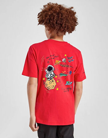 Çocuk Galaksi baskılı Pamuklu Tshirt