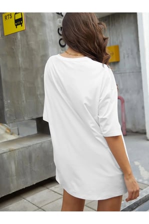 Unisex Black Baskılı Tasarım Tshirt