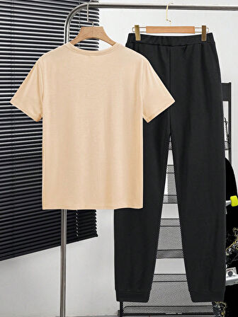 Çocuk Flag Astronot Baskılı Eşofman Takımı