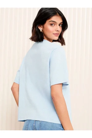 Pamuklu Miami Baskılı Oversize T-shirt