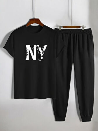 Unisex New York Baskılı Eşofman Takımı