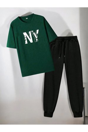 Unisex New York Baskılı Eşofman Takımı