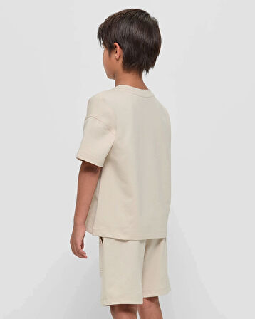 Çocuk Boundless Baskılı Pamuklu Tshirt