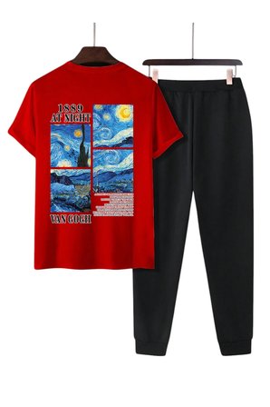 Unisex Baskılı  Spor Eşofman Takımı
