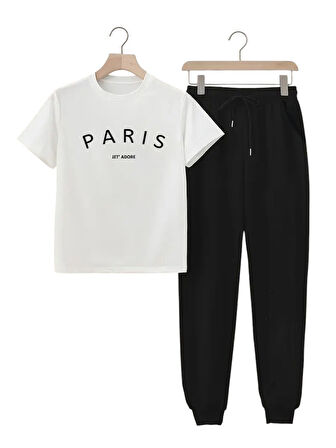 Çocuk Paris Baskılı Eşofman Takımı