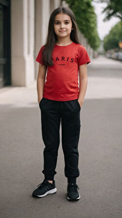 Çocuk Paris Baskılı Eşofman Takımı